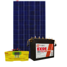 Exide Solar Combo Inverter 1100 + 6LMS200L Battery + 160 Watts Panel